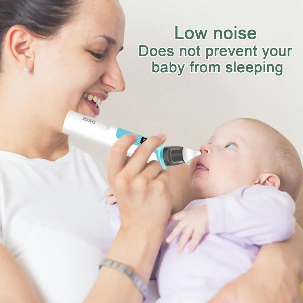 Baby Nasal Aspirator Baby Nose Cleaner Silicone Adjustable Suction Child Nasal Aspirator Health Safety Convenient Low Noise