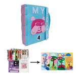 3D 5 Styles DIY My First Cloth Book Infant Baby Felt Quiet Cloth Books Early Learning Educational Felt Material Development Book