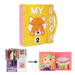 3D 5 Styles DIY My First Cloth Book Infant Baby Felt Quiet Cloth Books Early Learning Educational Felt Material Development Book