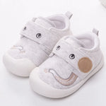 Spring and Autumn New Hot Infant Newborn Baby Girls Boys Prewalker Elephant Cartoon Single Shoes Non-slip Soft Sole Baby Shoes