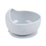 Baby Silicone Feeding Dishes Children Suction Plate Suction Sucker Bowl Wood Fork Spoon Set Toddler Training Tableware BPA Free