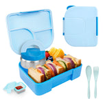 Toddler Bento Lunch Box, Kids Leakproof Lunch Food Containers, Insulated Hot Food Jar with Lunch Bag for School, Trvael