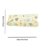 Baby Bath Mat Non Slip Cartoon Toddler Anti-Slip Shower Mats 40 X 16 Inch Machine Washable Toddler Baby Bathtub Mat With Suction
