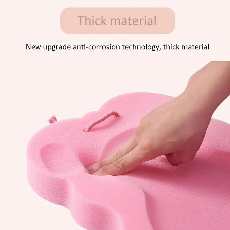 Sponge Baby Bath Mat Non-slip Sponge Mat Anti-skid Bathtub Infant Bath Pad Newborns Seat for Baby Care