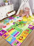 Large Children's Play Mat Children's Bedroom Giraffe Animal Carpet Boys Kindergarten Room Decorative Carpet Letters Carpet