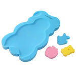 Sponge Baby Bath Mat Non-slip Sponge Mat Anti-skid Bathtub Infant Bath Pad Newborns Seat for Baby Care