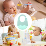 Children's Bibs Unisex Soft Silicone Feeding Bibs Adjustable Baby Food Feeding Bibs Eating Bibs With Food Catcher In Dinosaur