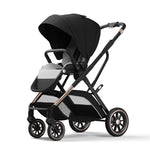 High View Baby Stroller Ergonomics Seat Portable Baby Pram One Hand to Recline Pushchair