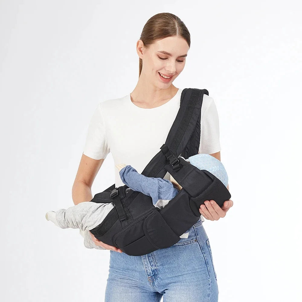Baby Sling Carrier, 4-in-1 Ergonomic Baby Backpack Carrier, Easily Adjustable Baby Carrier Newborn to Toddler Poop bags dog