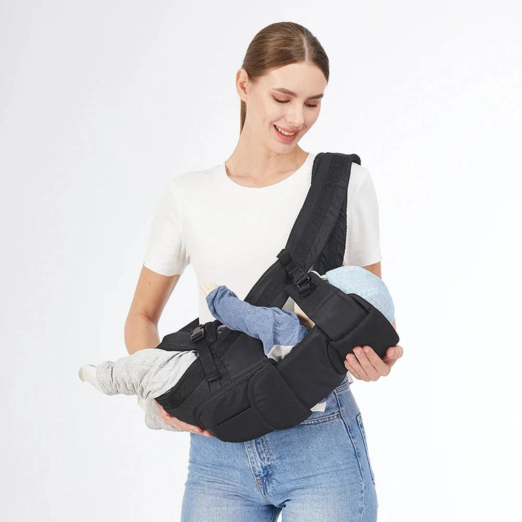 Baby Sling Carrier, 4-in-1 Ergonomic Baby Backpack Carrier, Easily Adjustable Baby Carrier Newborn to Toddler Poop bags dog