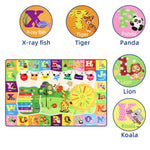Large Children's Play Mat Children's Bedroom Giraffe Animal Carpet Boys Kindergarten Room Decorative Carpet Letters Carpet