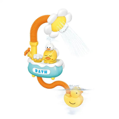 Baby Bath Toy Sprayer Colorful Sunflower Bathtub Toys Baby Shower Head Adjustable Interactive Baby Shower Faucet Spray Toys For