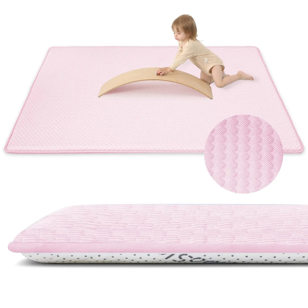 Baby Play Mat Large Soft 3CM Thick Non Slip Crawling Mat Memory foam Tummy Time Mat for Toddlers Baby Activities Rug