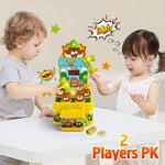 VATOS Mini Coin Operated Arcade Game Bank with 2 Hammers, Interactive Electronic Developmental Toy for Kids Ages 3-6