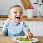 Baby Silicone Bibs Babies Waterproof Bib Solid Adjustment Children's Burp Cloths Accessories Newborn