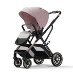 High View Baby Stroller Ergonomics Seat Portable Baby Pram One Hand to Recline Pushchair
