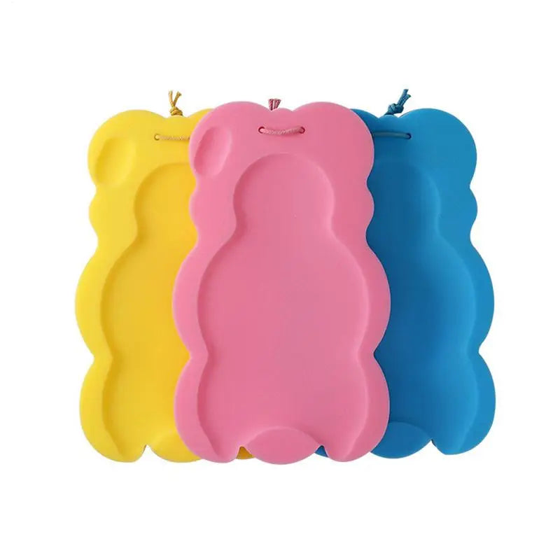 Sponge Baby Bath Mat Non-slip Sponge Mat Anti-skid Bathtub Infant Bath Pad Newborns Seat for Baby Care