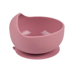 Baby Silicone Feeding Dishes Children Suction Plate Suction Sucker Bowl Wood Fork Spoon Set Toddler Training Tableware BPA Free