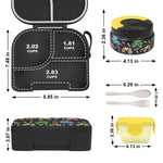 Toddler Bento Lunch Box, Kids Leakproof Lunch Food Containers, Insulated Hot Food Jar with Lunch Bag for School, Trvael
