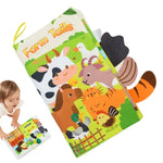Crinkle Books For Babies Tails Babies Book Cute Sensory Babies Books Early Education Toys Creative Toddler Interactive Books For