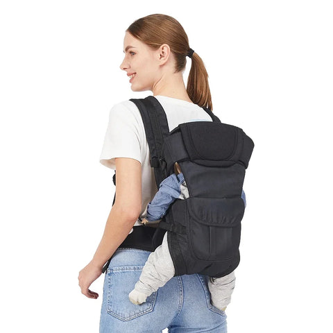Baby Sling Carrier, 4-in-1 Ergonomic Baby Backpack Carrier, Easily Adjustable Baby Carrier Newborn to Toddler Poop bags dog