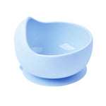 Baby Silicone Feeding Dishes Children Suction Plate Suction Sucker Bowl Wood Fork Spoon Set Toddler Training Tableware BPA Free