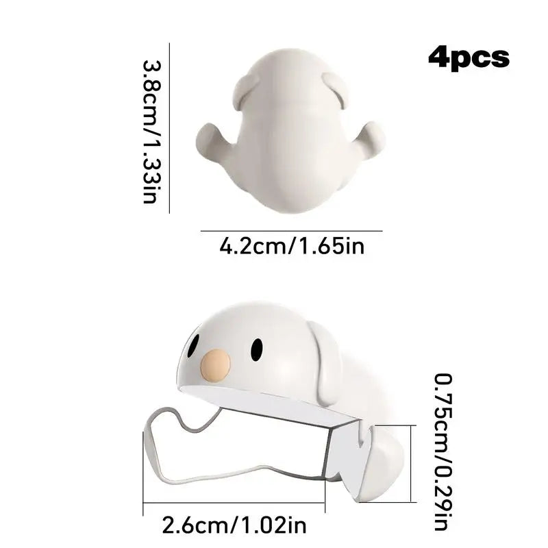 Corner Guards Baby Proof Cute Dog Silicone Protectors For Corners And Edges 4Pcs Furniture Corner Protector Guards With Strong