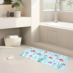 Baby Bath Mat Non Slip Cartoon Toddler Anti-Slip Shower Mats 40 X 16 Inch Machine Washable Toddler Baby Bathtub Mat With Suction