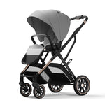 High View Baby Stroller Ergonomics Seat Portable Baby Pram One Hand to Recline Pushchair