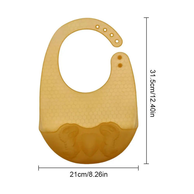 Children's Bibs Unisex Soft Silicone Feeding Bibs Adjustable Baby Food Feeding Bibs Eating Bibs With Food Catcher In Dinosaur