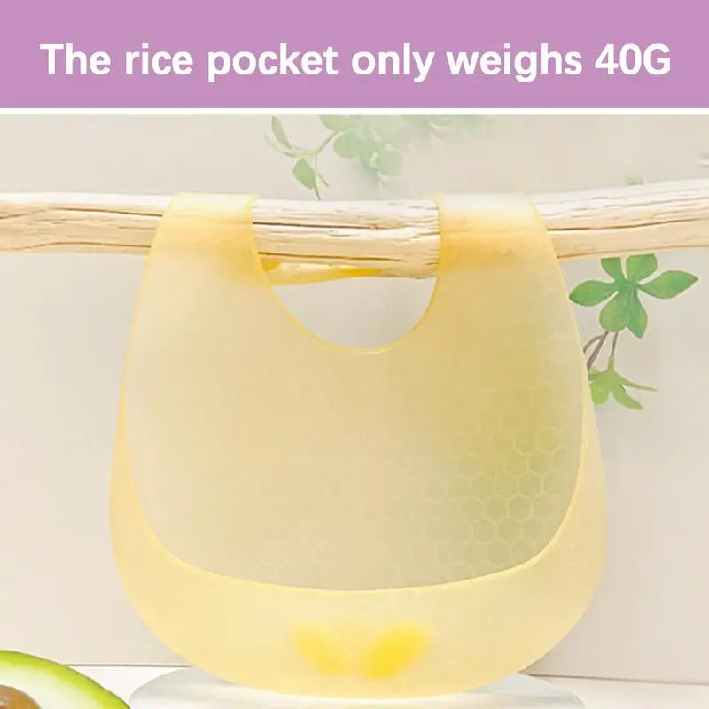 Baby Silicone Bibs Babies Waterproof Bib Solid Adjustment Children's Burp Cloths Accessories Newborn