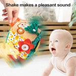 Baby Practice Dressing Toy Early Learning Activity Cube Buttons Dressing Nap Button  Life Skill Education Toys For Children Gift